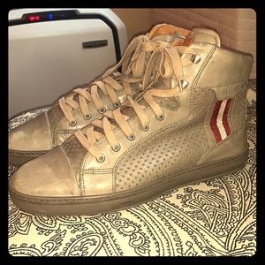 Bally Hi-Top Leather Sneakers Men’s